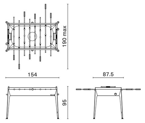 foosball table dimensions plans